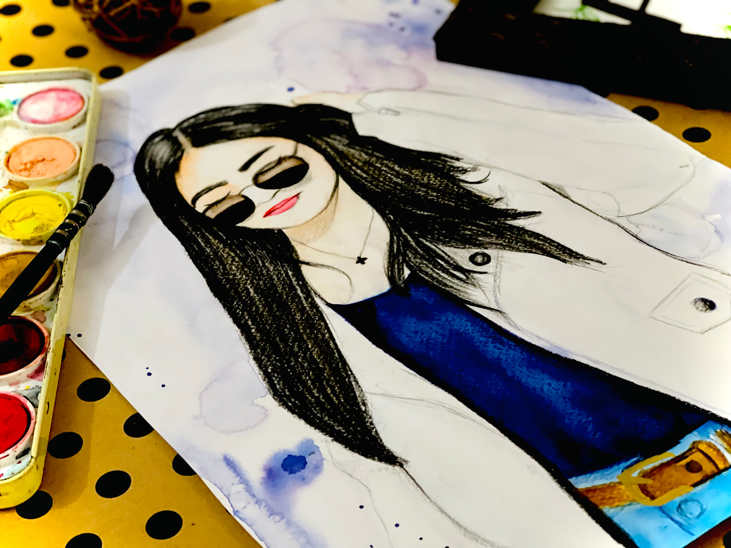 Watercolor portrait