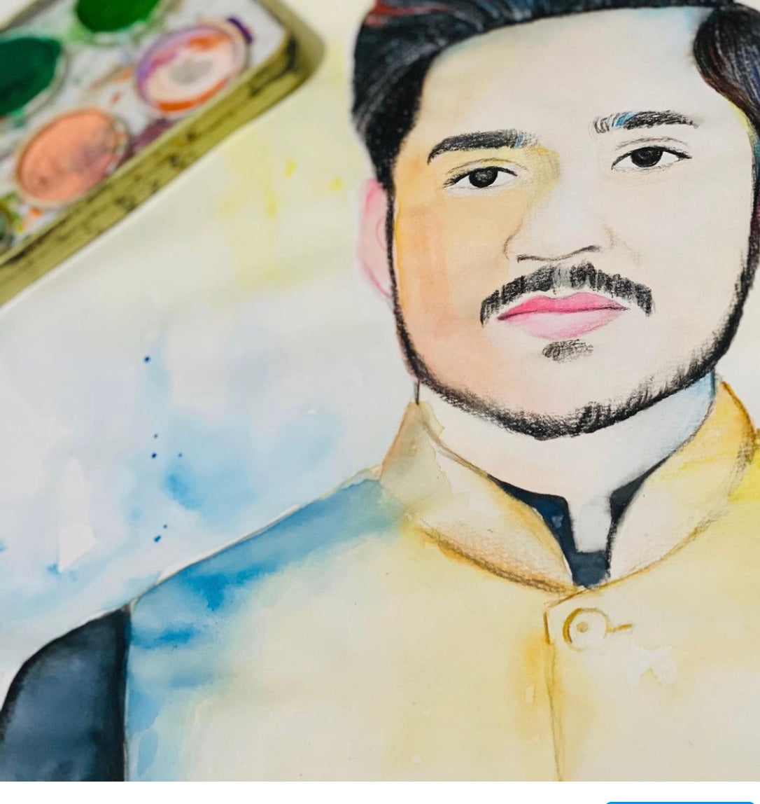 Watercolor portrait