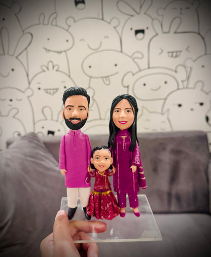 Family of three